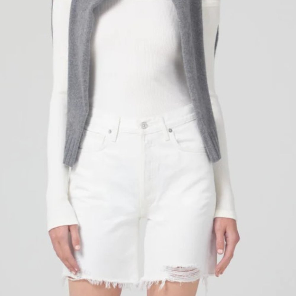 CITIZENS OF HUMANITY CAMILLA SHORTS in STARLIGHT- SIZE 26